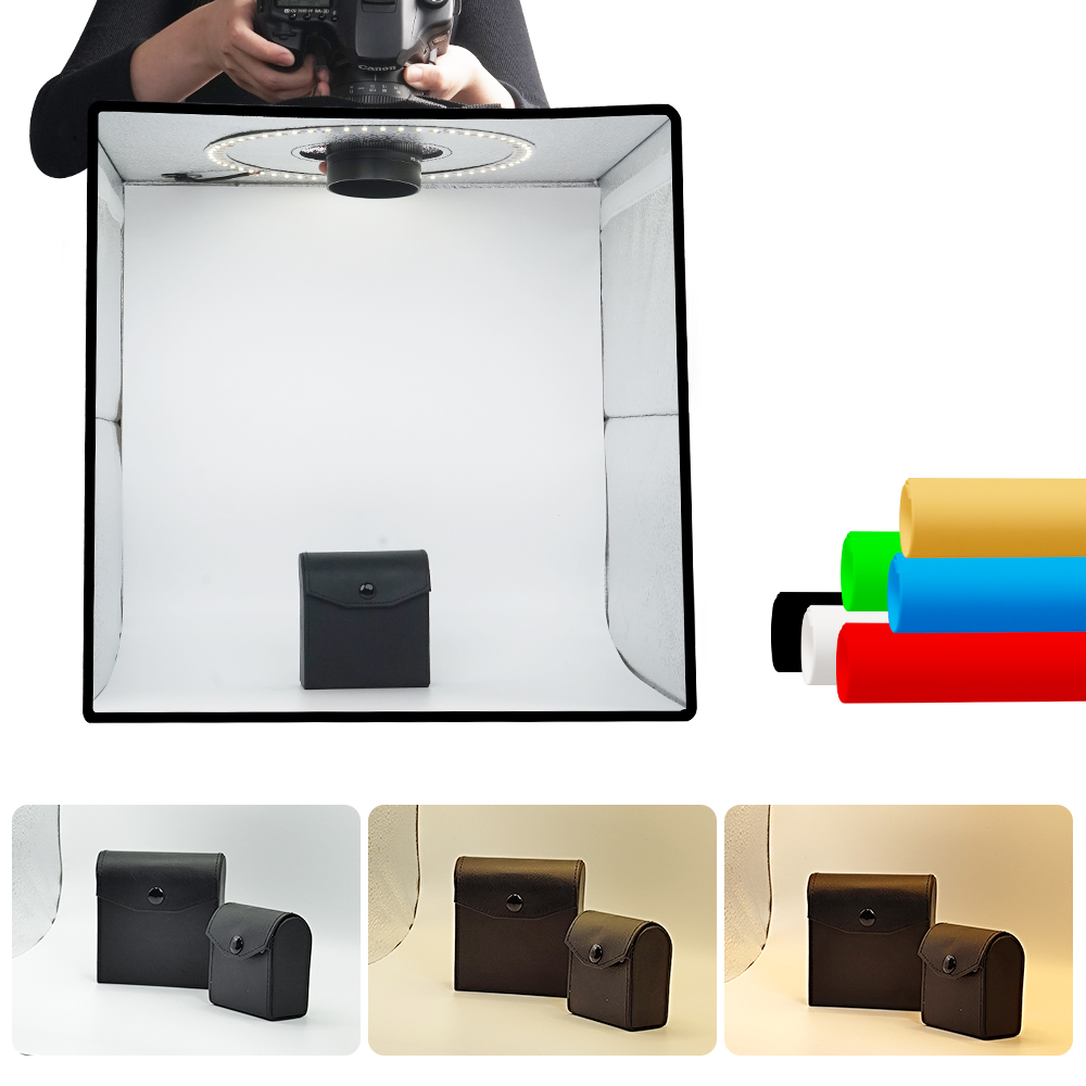 Photography Lighting Handheld - Lightdow Ściemnialna Fotobudka LED Zestaw do