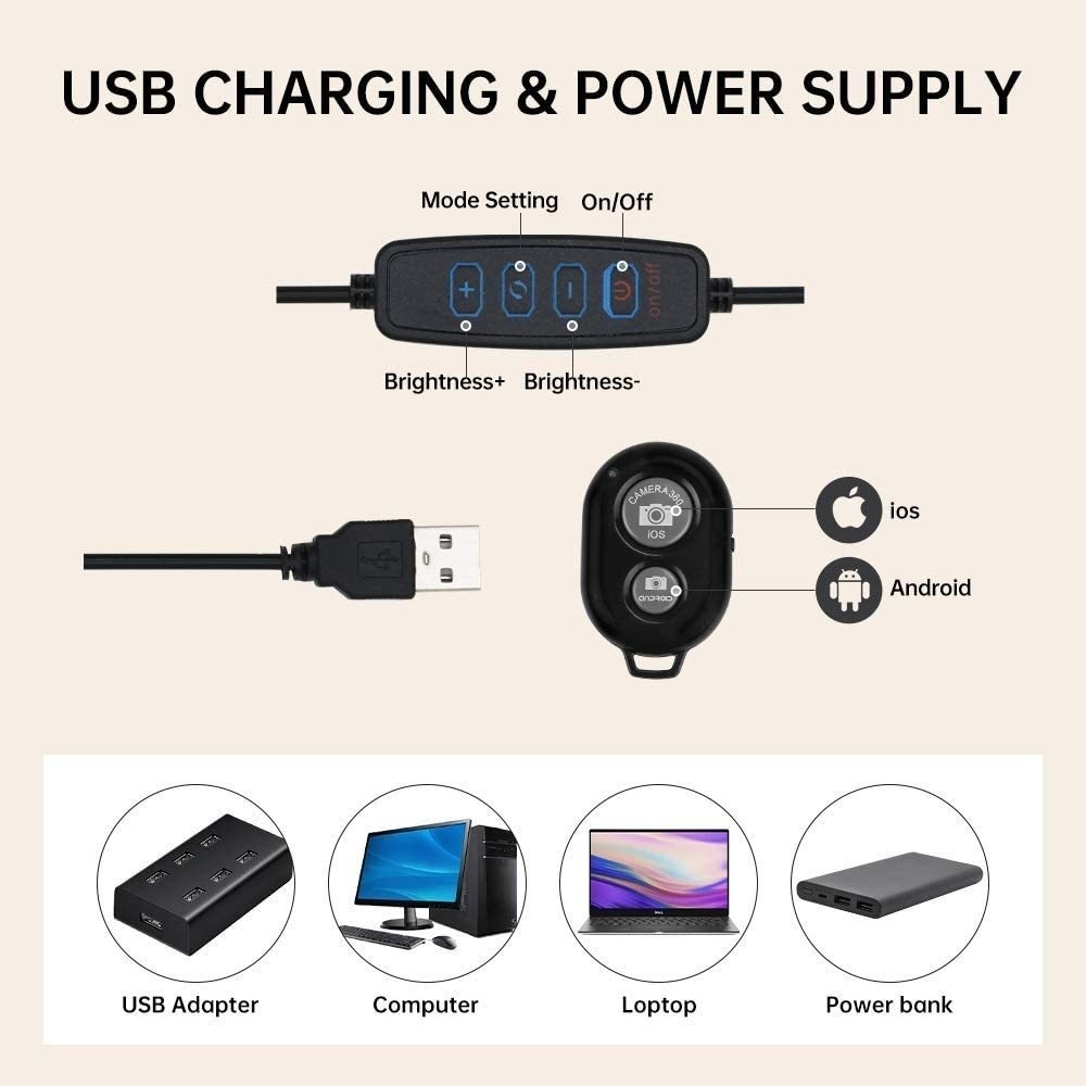16cm/26cm/30cm LED Selfie Ring – Photography Lighting Description recenzja i cena