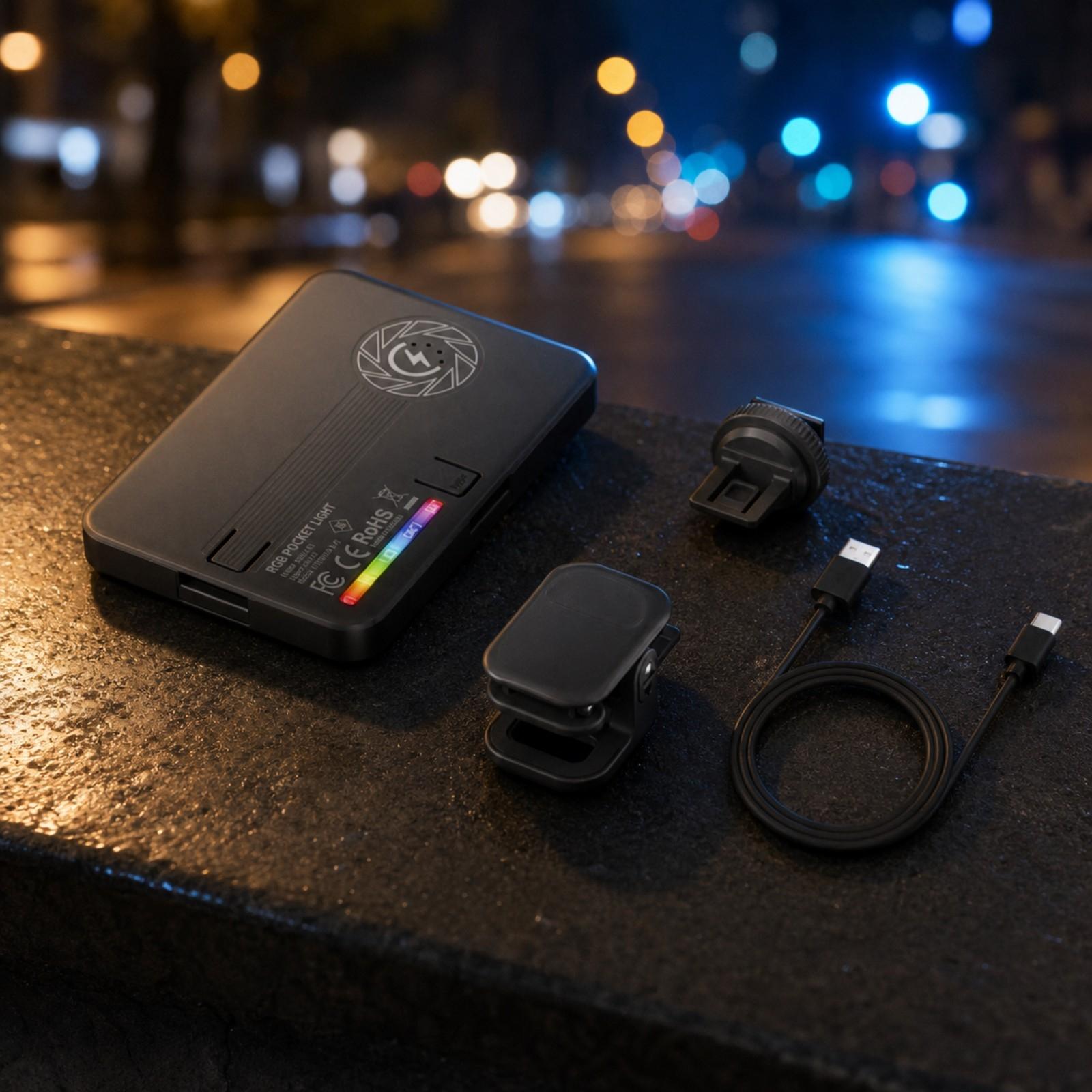 Przenośna lampa LED RGB do nag – Photography Lighting Handheld recenzja i cena