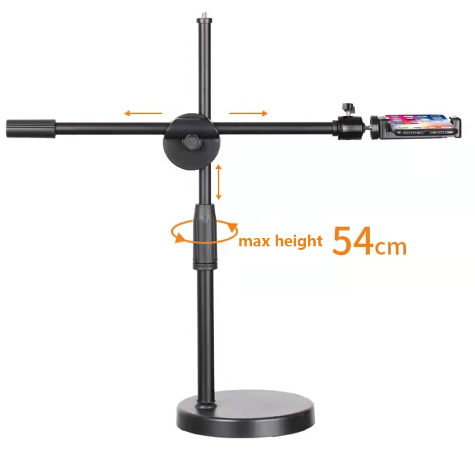 Statyw górski z lampą pierście – Photography Mobile Lighting recenzja i cena